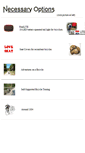 Mobile Screenshot of necessaryoptions.com